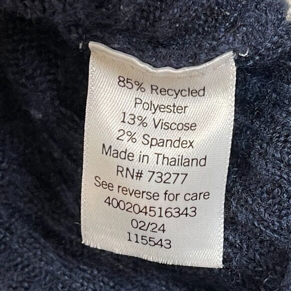 Sonoma Blue Balloon Sleeve Button-Front Cardigan - Small - Picture 9 of 10